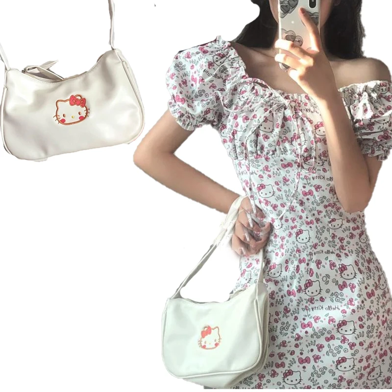 Kawaii cute cartoon Kitty creative design self made Japanese soft girl versatile shoulder bag gift for girlfriend
Kawaii cute cartoon Kitty creative design self made Japanese soft girl versatile shoulder bag gift for girlfriend