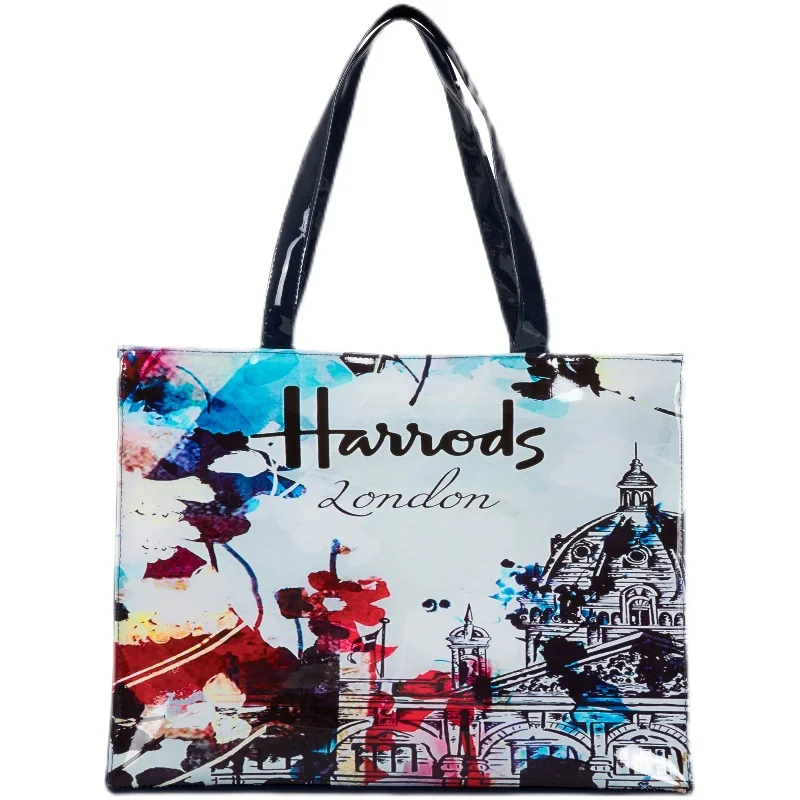 Flower Shopper Bag Waterproof Handbag PVC Canvas Women Reusable Shopping Bag Designer Bags Fashion Lunch Tote Shoulder Bag
Flower Shopper Bag Waterproof Handbag PVC Canvas Women Reusable Shopping Bag Designer Bags Fashion Lunch Tote Shoulder Bag