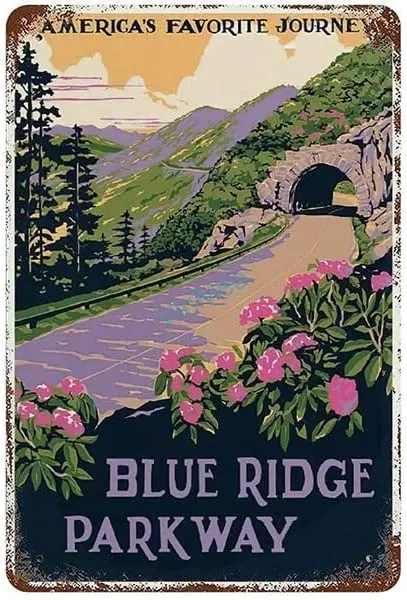 WZVZGZ Vintage Wall Decor Metal Plaque Blue Ridge Parkway National Park Iron Painting Wall Decor Poster Wall Art Nostalgic Tin S
WZVZGZ Vintage Wall Decor Metal Plaque Blue Ridge Parkway National Park Iron Painting Wall Decor Poster Wall Art Nostalgic Tin S