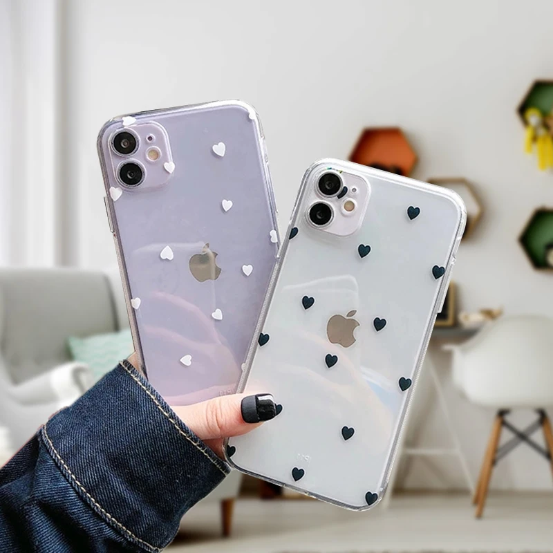 JOME For iPhone 13 12 11 6 6s 7 8 Plus X XR 11Pro XS Max Transparent Cute Cartoon Love Heart Soft TPU For iPhone 12 Cover
JOME For iPhone 13 12 11 6 6s 7 8 Plus X XR 11Pro XS Max Transparent Cute Cartoon Love Heart Soft TPU For iPhone 12 Cover
