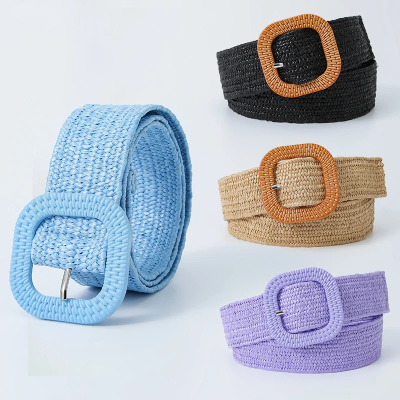 Candy Color PP Grass Woven Belts Cotton Linen Style Elastic Braided Belts For Women Waist Belt Dress Shirt Decorative Waistband
Candy Color PP Grass Woven Belts Cotton Linen Style Elastic Braided Belts For Women Waist Belt Dress Shirt Decorative Waistband