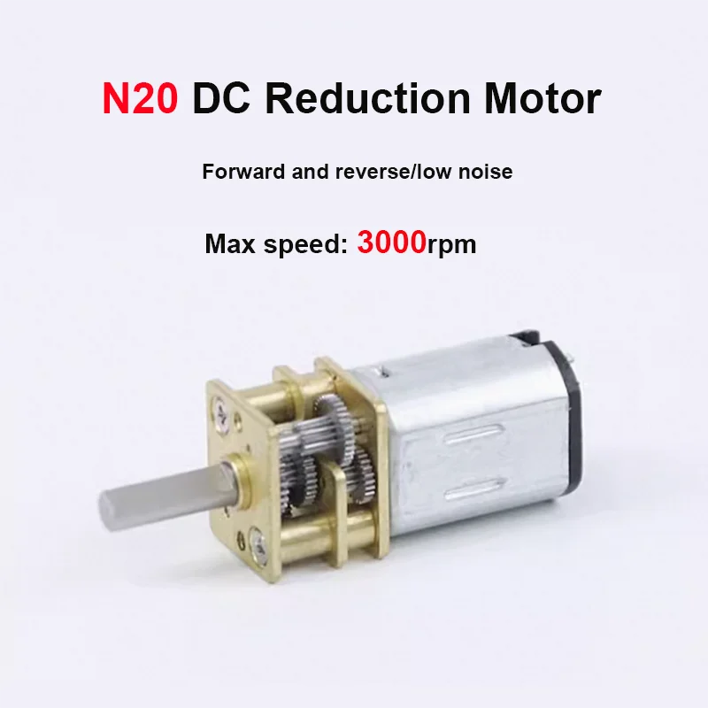 Микро-мотор N20 12В/6В/3В 3000 об/мин
Микро-мотор N20 12В/6В/3В 3000 об/мин