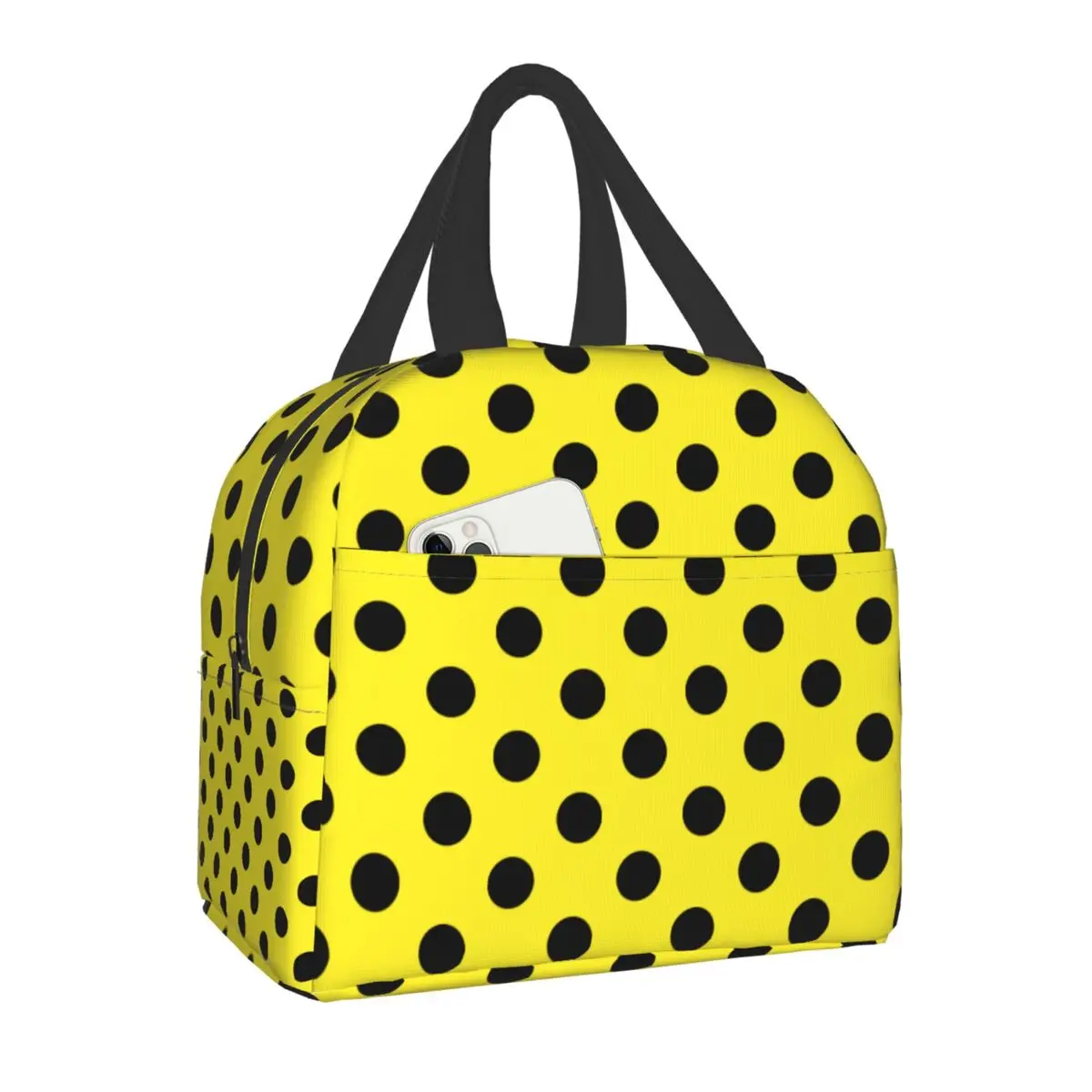 Luxury Polka Dots Yellow Lunch Tote Bag for Women Portable Insulated Thermal Cooler Warm Bento Box Kids School Food Picnic Bags
Luxury Polka Dots Yellow Lunch Tote Bag for Women Portable Insulated Thermal Cooler Warm Bento Box Kids School Food Picnic Bags