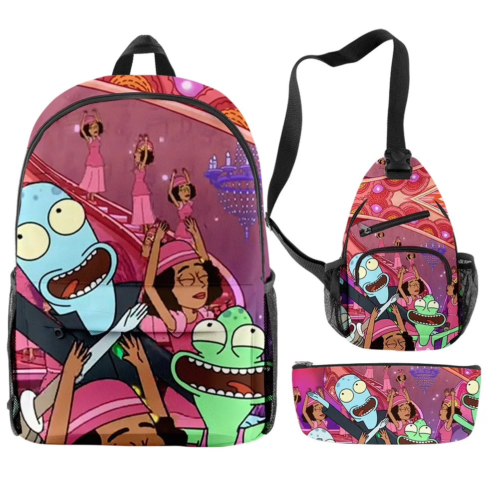 3PCS/Set Solar Opposites Women Men Backpak Primary Middle School Students Schoolbag Backpack Boys Girls Waterproof Travel Bag
3PCS/Set Solar Opposites Women Men Backpak Primary Middle School Students Schoolbag Backpack Boys Girls Waterproof Travel Bag
