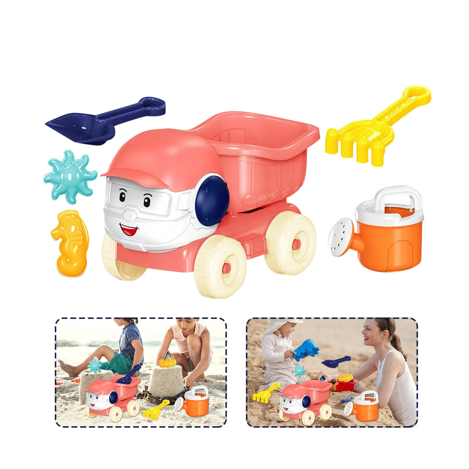

6 шт. многофункциональных интерактивных образовательных игрушек для пляжа и снега для родителей и детей, набор игр для детского бассейна, надувные игрушки для пляжа