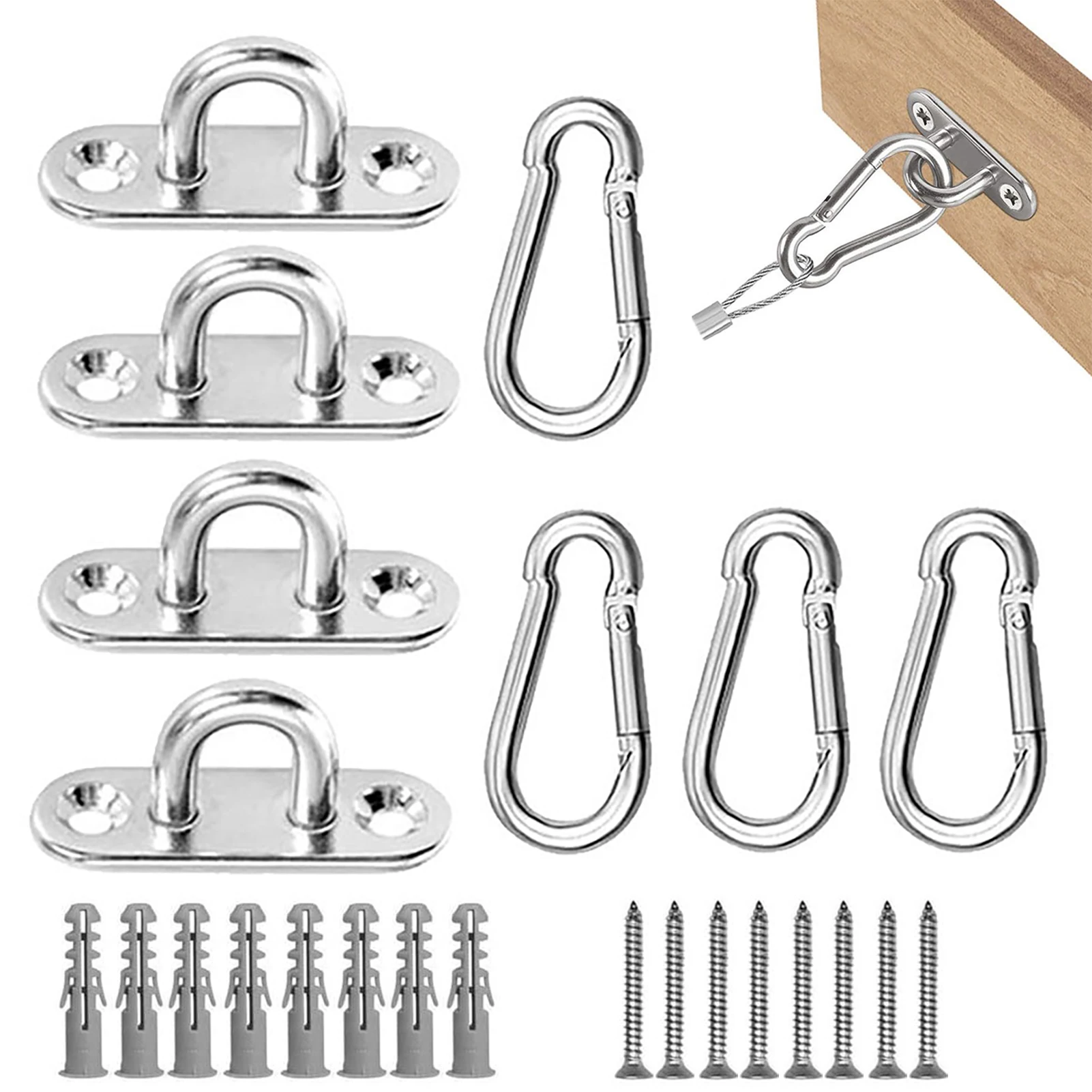 Hot Oval Stainless Steel Ceiling Hook High Load-Bearing Hook Set Suitable for Plants Lanterns
Hot Oval Stainless Steel Ceiling Hook High Load-Bearing Hook Set Suitable for Plants Lanterns