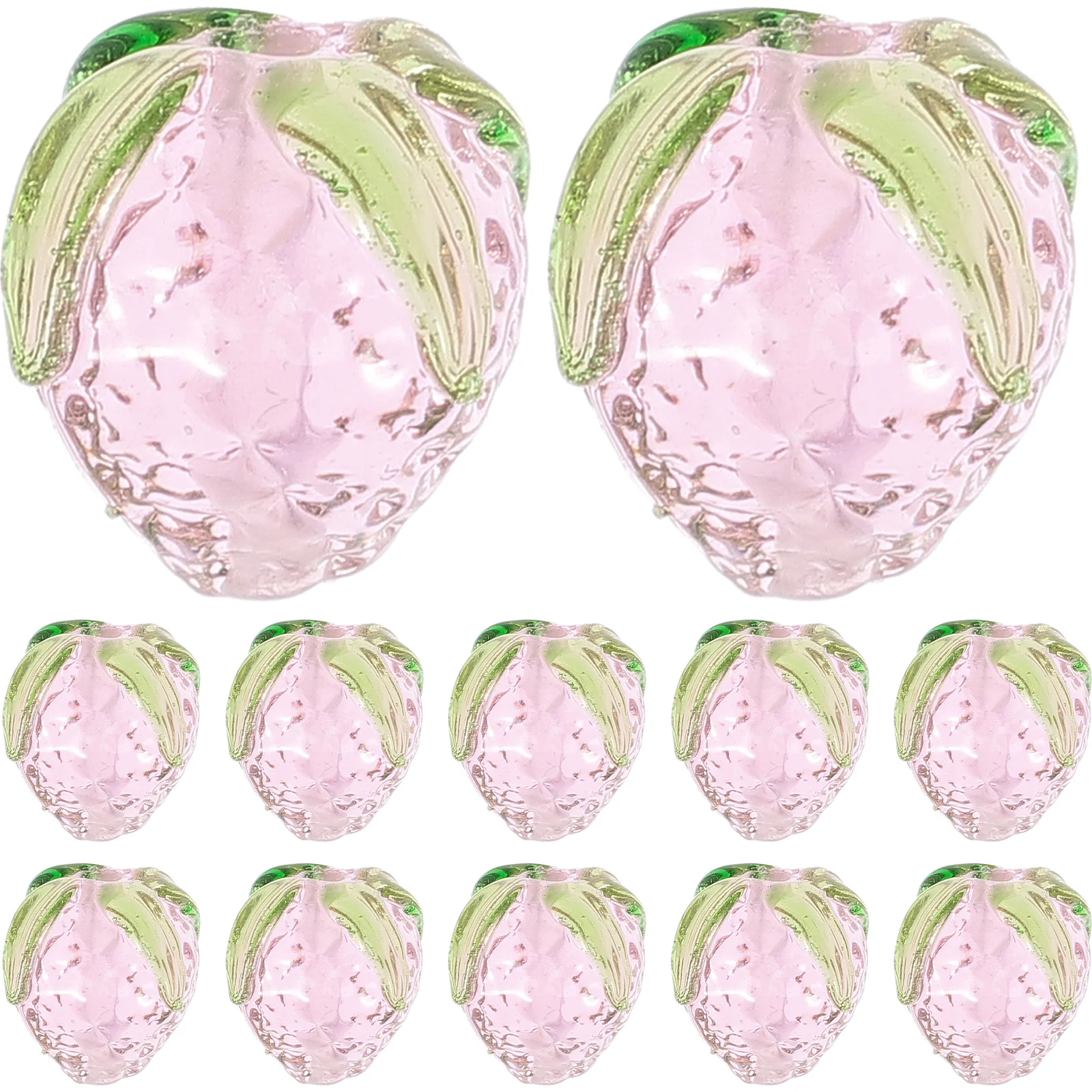 16 Pcs Glass Strawberry Jewelry Accessory Pendants Charms Bracelet DIY Accessories Decors Making
16 Pcs Glass Strawberry Jewelry Accessory Pendants Charms Bracelet DIY Accessories Decors Making