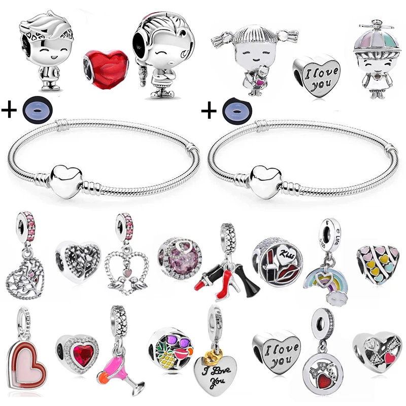 2021 New Romantic Lover Style Simple Charm Bracelets With Silver Plated Snake Chain Bracelet For Women Men Jewelry Dropshipping 
2021 New Romantic Lover Style Simple Charm Bracelets With Silver Plated Snake Chain Bracelet For Women Men Jewelry Dropshipping