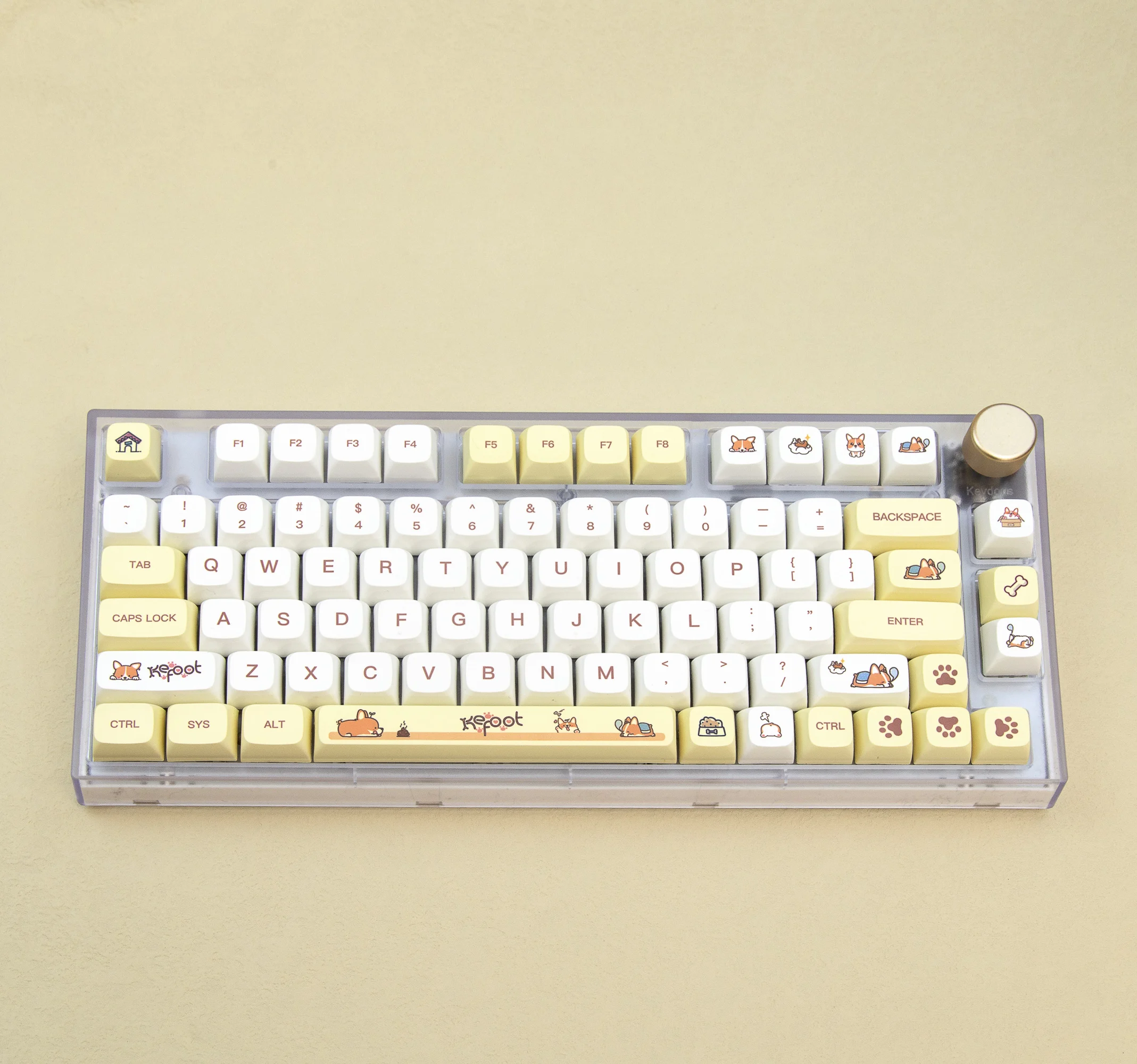 135 Keys Corgi Themed keycaps XDA Profile PBT Dye Sublimation Keycaps for MX Switch Fits 61 64 68 87 96 104 Mechanical Keyboard
135 Keys Corgi Themed keycaps XDA Profile PBT Dye Sublimation Keycaps for MX Switch Fits 61 64 68 87 96 104 Mechanical Keyboard