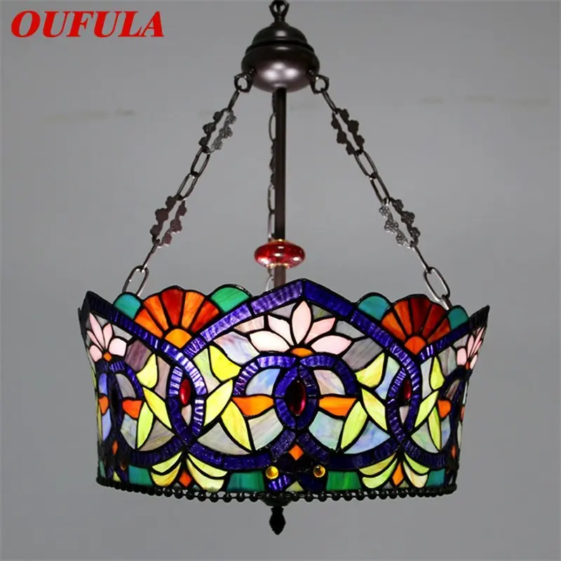 OUFULA Tiffany Pendant Lamp LED Creative Color Glass Vintage Hanging Light Decor for Home Dining Room Bedroom Hotel
OUFULA Tiffany Pendant Lamp LED Creative Color Glass Vintage Hanging Light Decor for Home Dining Room Bedroom Hotel