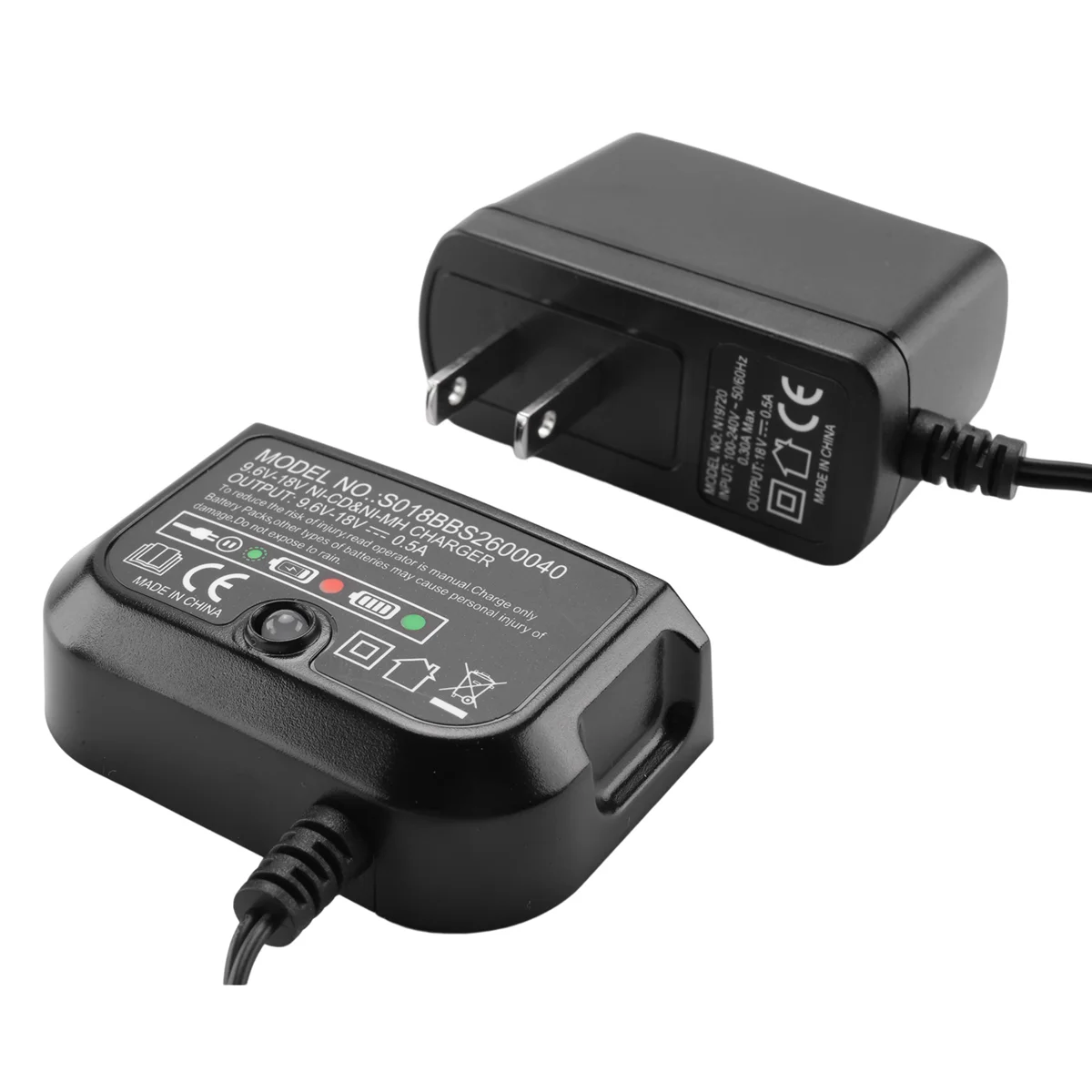 Replacement Charger for Black &Decker 9.6V-18V A12 A12-X HPB18 HPB14 HPB12 HPB96 NI-CD NI- Battery Charger US Plug
Replacement Charger for Black &Decker 9.6V-18V A12 A12-X HPB18 HPB14 HPB12 HPB96 NI-CD NI- Battery Charger US Plug
