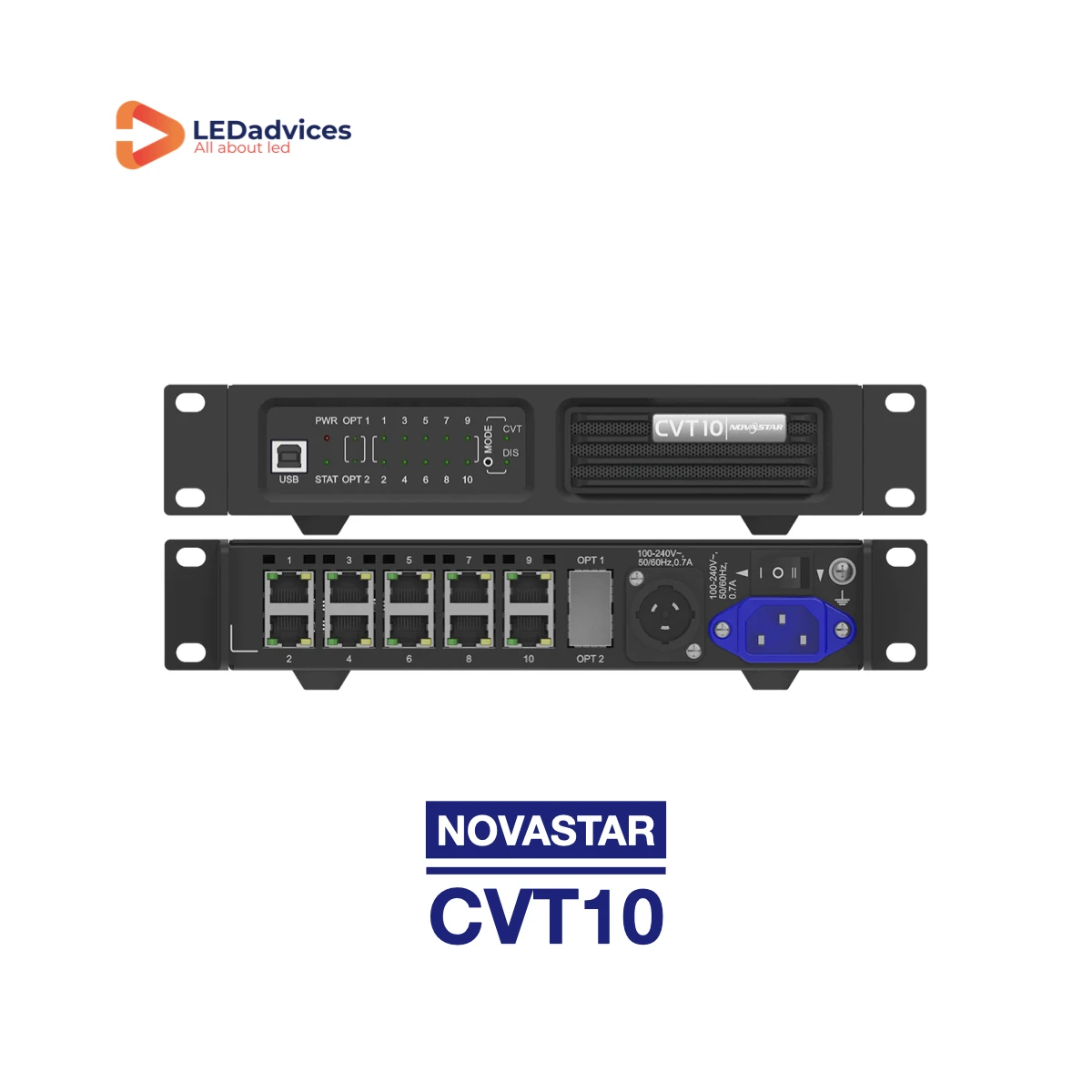 NovaStar CVT10-S Fiber Converter Single-mode Optic Fiber 10km Transmission For Outdoor and Indoor LED Screen Video Wall Display
NovaStar CVT10-S Fiber Converter Single-mode Optic Fiber 10km Transmission For Outdoor and Indoor LED Screen Video Wall Display