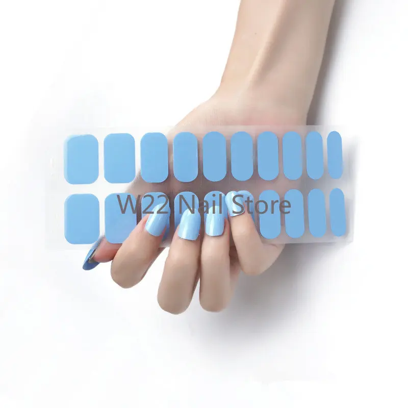 Solid Colors Nail Polish Stickers Semi Cured Gel Nail Strips Adhesive Waterproof Long Lasting Gel Full Cover Nail Stcikers
Solid Colors Nail Polish Stickers Semi Cured Gel Nail Strips Adhesive Waterproof Long Lasting Gel Full Cover Nail Stcikers