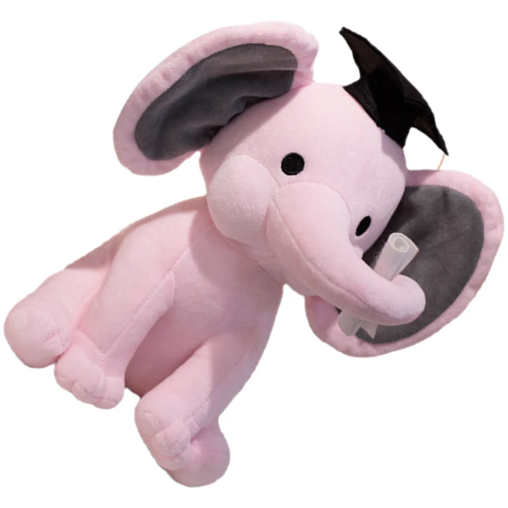 

Graduation Gift Plush Animals Children Toy Adorable Stuffed Elephant Room Toys Pp Cotton Novelty Cartoon Toddler