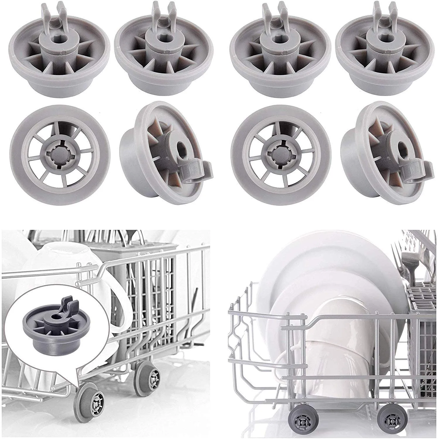 8pcs Dishwasher Wheels Basket Rollers Wheel For Bosch Neff Spare Parts Rollers Lower Basket Dish Washer Replacement
8pcs Dishwasher Wheels Basket Rollers Wheel For Bosch Neff Spare Parts Rollers Lower Basket Dish Washer Replacement