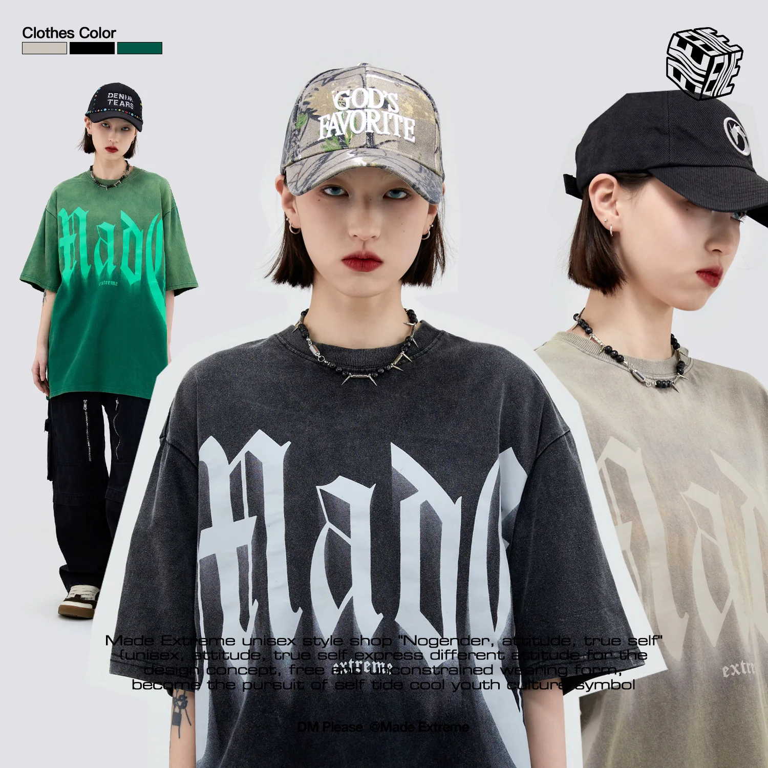 MADEEXTREME 2023 American Street Big Letter Printing Summer Wash Cotton Short Sleeve T-shirt for Men and Women
MADEEXTREME 2023 American Street Big Letter Printing Summer Wash Cotton Short Sleeve T-shirt for Men and Women