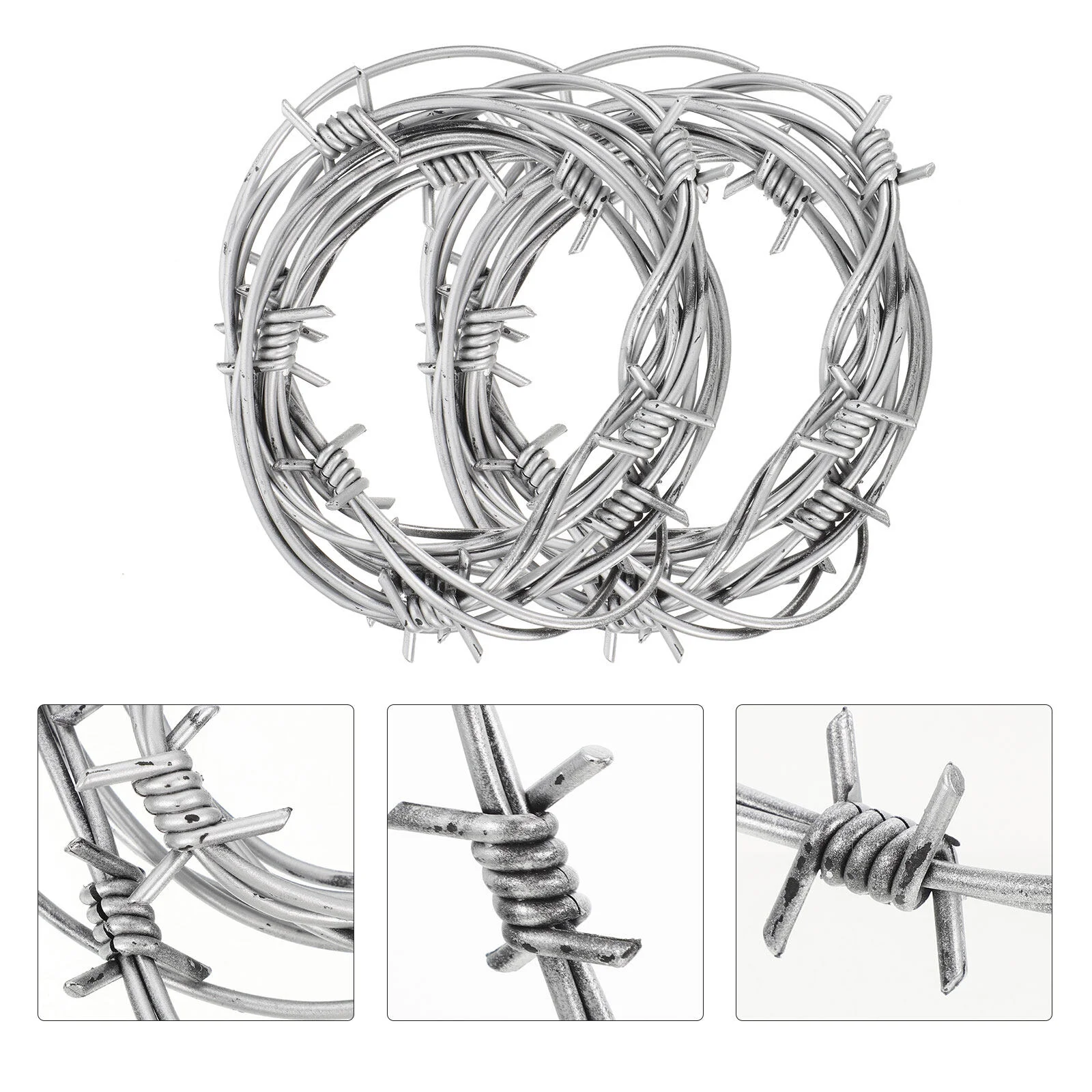 2 Pcs Weaving Kit Headgear Scene Prop Decorate Party Barbed Wires Pvc Prank Toys
2 Pcs Weaving Kit Headgear Scene Prop Decorate Party Barbed Wires Pvc Prank Toys