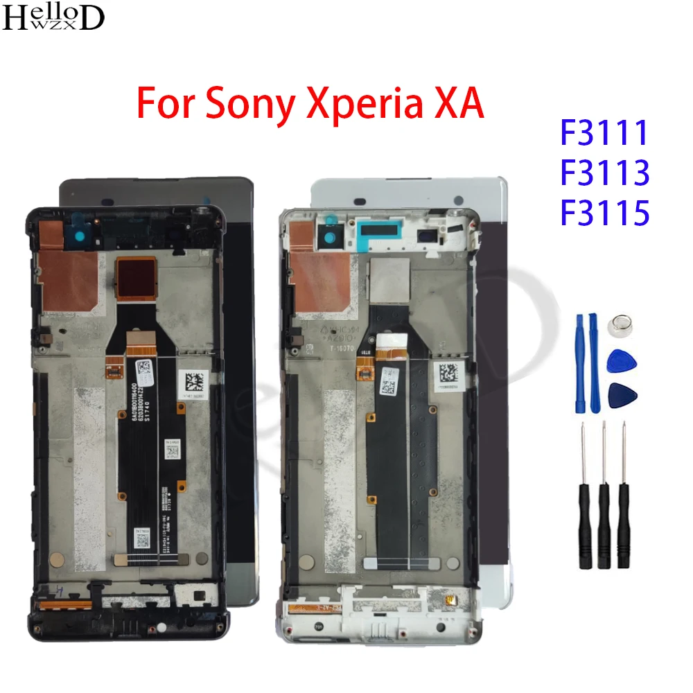 Оригинальный полноэкранный дисплей для Sony Xperia XA F3111 F3113 F3115, ЖК-дисплей, сенсорный экран с рамкой и дигитайзером в сборе
Оригинальный полноэкранный дисплей для Sony Xperia XA F3111 F3113 F3115, ЖК-дисплей, сенсорный экран с рамкой и дигитайзером в сборе