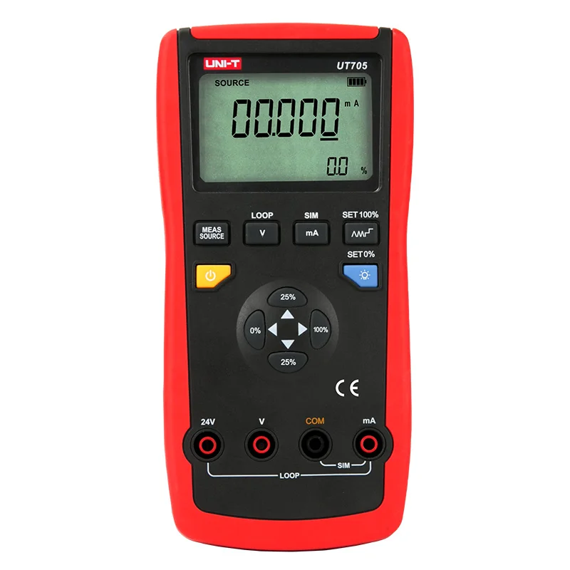 UT705 Loop Calibrator High Precision Maintenance Calibration Tool 24v Built-In Loop Power Output Signal Function Measurement
UT705 Loop Calibrator High Precision Maintenance Calibration Tool 24v Built-In Loop Power Output Signal Function Measurement