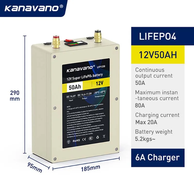 LiFePO4 Rechargeable Battery 12V Deep Cycle 12.8V 20Ah 30Ah 40Ah 50Ah Life Cycles 4000 With Built In BMS Protection NO18650
LiFePO4 Rechargeable Battery 12V Deep Cycle 12.8V 20Ah 30Ah 40Ah 50Ah Life Cycles 4000 With Built In BMS Protection NO18650