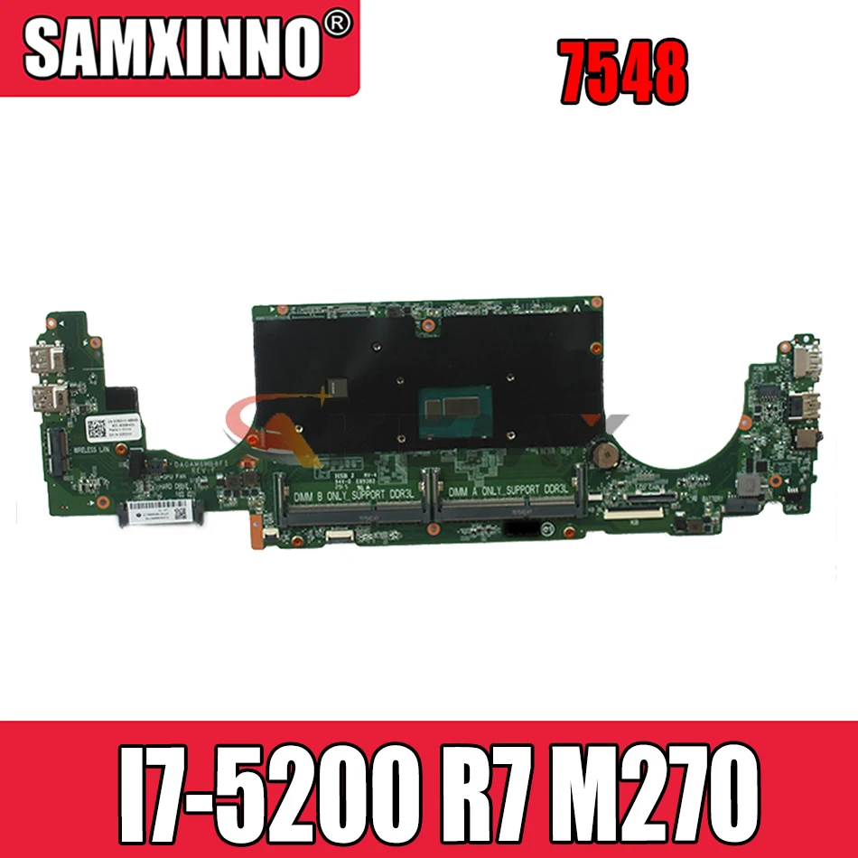 Материнская плата Akemy 0N9YM9 N9YM9 для ноутбука Dell Inspiron 7548, технические характеристики R7 M270, протестирована
Материнская плата Akemy 0N9YM9 N9YM9 для ноутбука Dell Inspiron 7548, технические характеристики R7 M270, протестирована