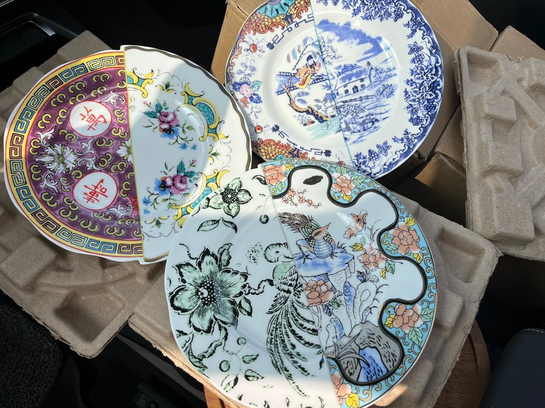 Italian Irregular Chinese Western Bone Porcelain Creative Dining Plate 3 Piece Ceramic Plate Steak Plate
Italian Irregular Chinese Western Bone Porcelain Creative Dining Plate 3 Piece Ceramic Plate Steak Plate