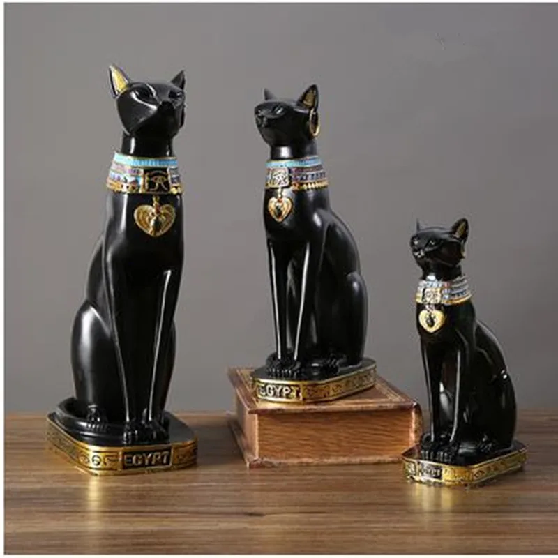 Vintage egyptian cat god sculpture crafts, animal statues, home office desk table top decoration gifts
Vintage egyptian cat god sculpture crafts, animal statues, home office desk table top decoration gifts
