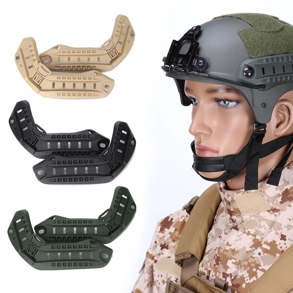 1 Pair Tactic Combat Helmet Side Rails Hunting Tacticals Fast Helmet Guide Rail Helmet Cover With Screws Nuts Outdoor Equipment
1 Pair Tactic Combat Helmet Side Rails Hunting Tacticals Fast Helmet Guide Rail Helmet Cover With Screws Nuts Outdoor Equipment