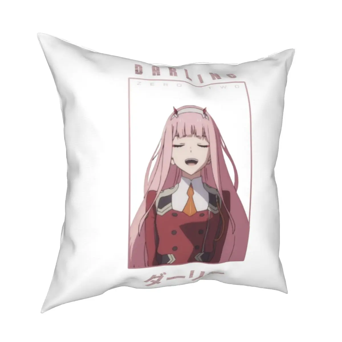 

Zero Two Darling In The Franxx Pillowcase Cushion Cover Decor 002 Waifu Anime Girl Pillow Case Cover Home 18'