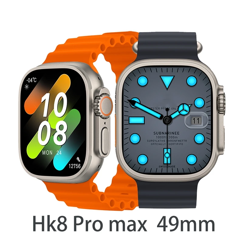2023 Hk8 Pro Max Smart Watch Ultra Series 8 For Man Sports Woman Fitness Waterproof NFC Compass Smartwatch For ios Android Phone
2023 Hk8 Pro Max Smart Watch Ultra Series 8 For Man Sports Woman Fitness Waterproof NFC Compass Smartwatch For ios Android Phone
