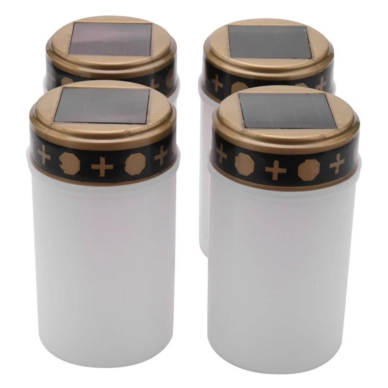 White Grave Candle For Cemetery Grave Solar Lights With Lighting LED Grave Light 4Pcs
White Grave Candle For Cemetery Grave Solar Lights With Lighting LED Grave Light 4Pcs