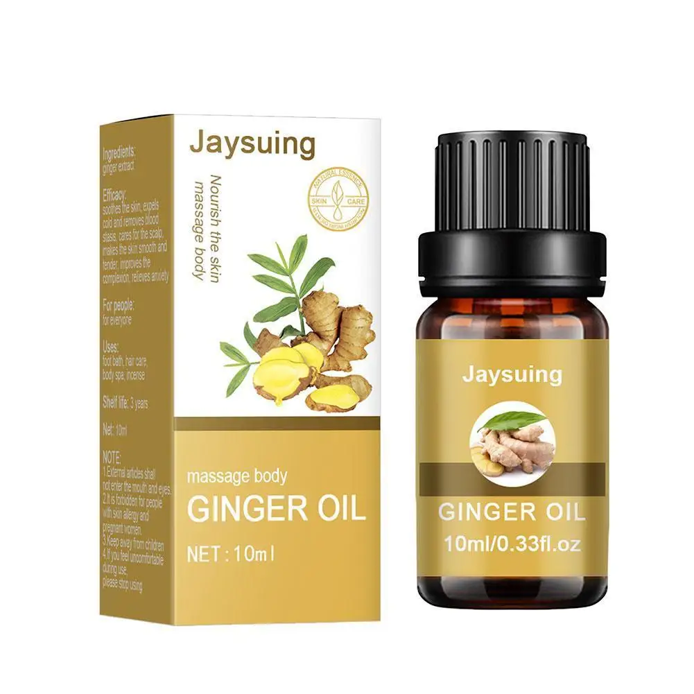 Ginger Body Care Essential Oil relax scratch therapy improve sleep Spa Massage Essential Oil Body Care 10ml
Ginger Body Care Essential Oil relax scratch therapy improve sleep Spa Massage Essential Oil Body Care 10ml