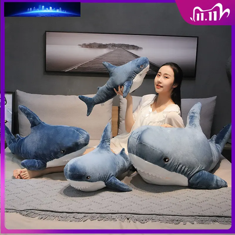 1pc 15-140cm Big Size Funny Soft Bite Shark Plush Toy Pillow Appease Shark Plush keychain Cushion Gift Sleeping Doll Stuffed Toy
1pc 15-140cm Big Size Funny Soft Bite Shark Plush Toy Pillow Appease Shark Plush keychain Cushion Gift Sleeping Doll Stuffed Toy