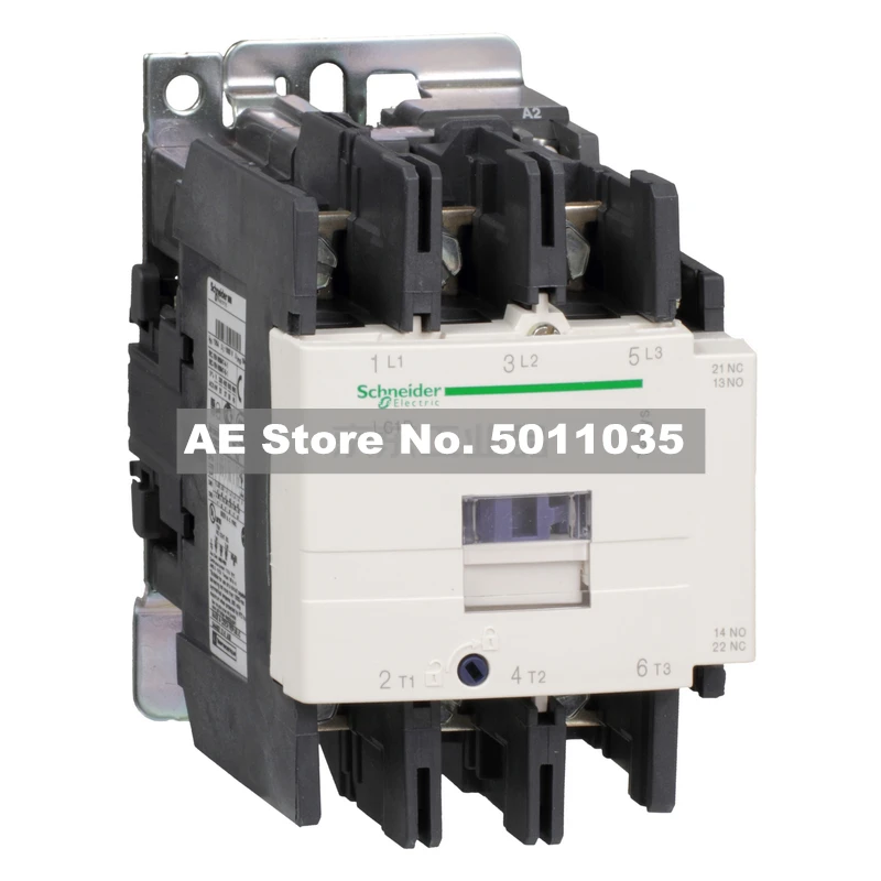 

LC1D95M7C Schneider Electric domestic TeSys D series three-pole AC contactor, 95A, 220V, 50/60Hz; LC1D95M7C