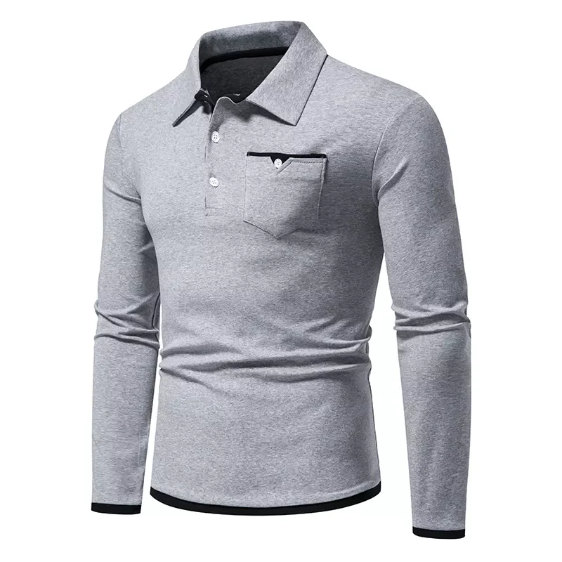 2022 Spring Autumn Fashion Men's Polo Shirt Mens Casual Long sleeved Casual High Quality Long Sleeve Patchwork Polo Shirt Men
2022 Spring Autumn Fashion Men's Polo Shirt Mens Casual Long sleeved Casual High Quality Long Sleeve Patchwork Polo Shirt Men