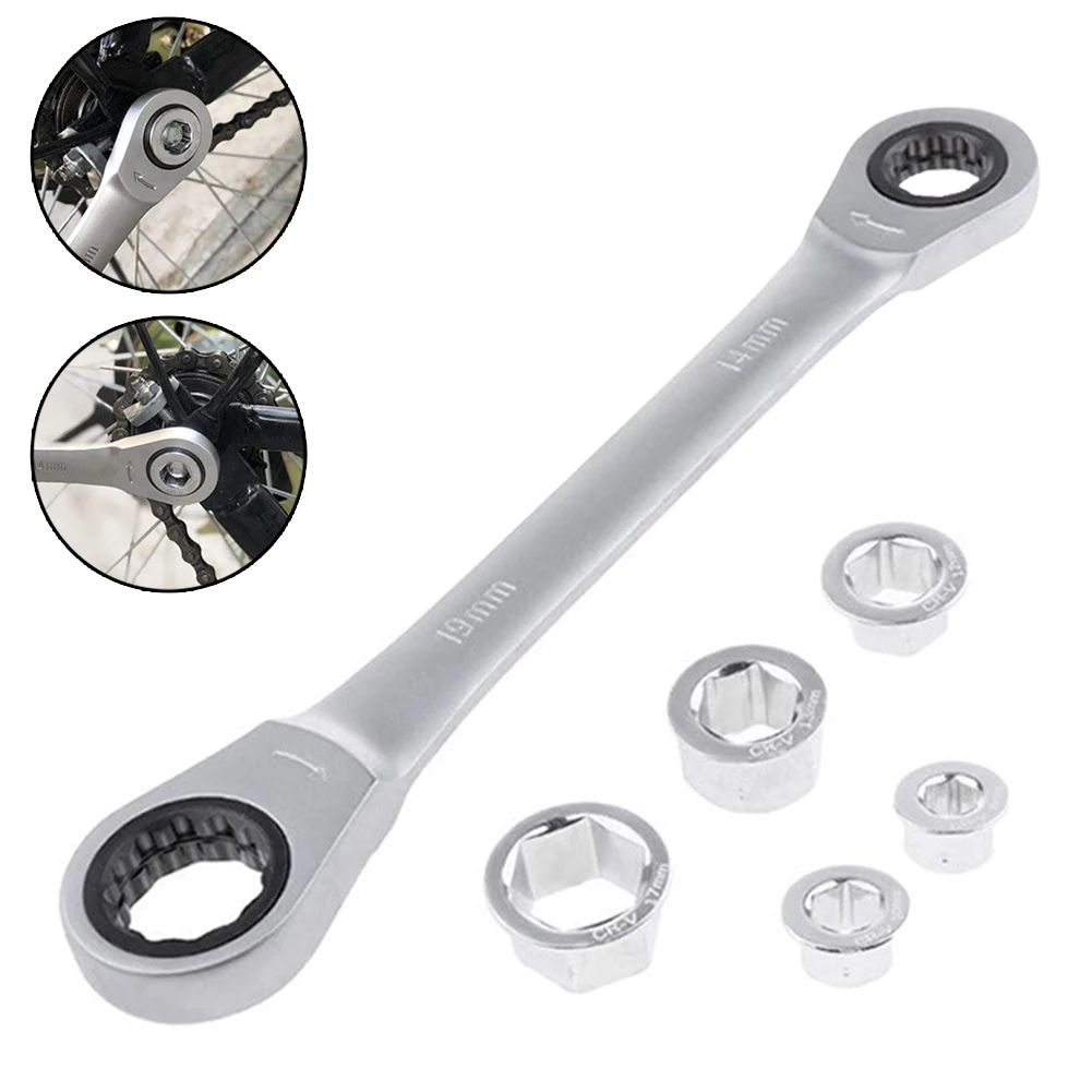 7 In 1 Double Head Reversible Ratchet Combination Spanner Set Chrome Vanadium Steel Socket Wrench For Car Maintenance Repair Too
7 In 1 Double Head Reversible Ratchet Combination Spanner Set Chrome Vanadium Steel Socket Wrench For Car Maintenance Repair Too