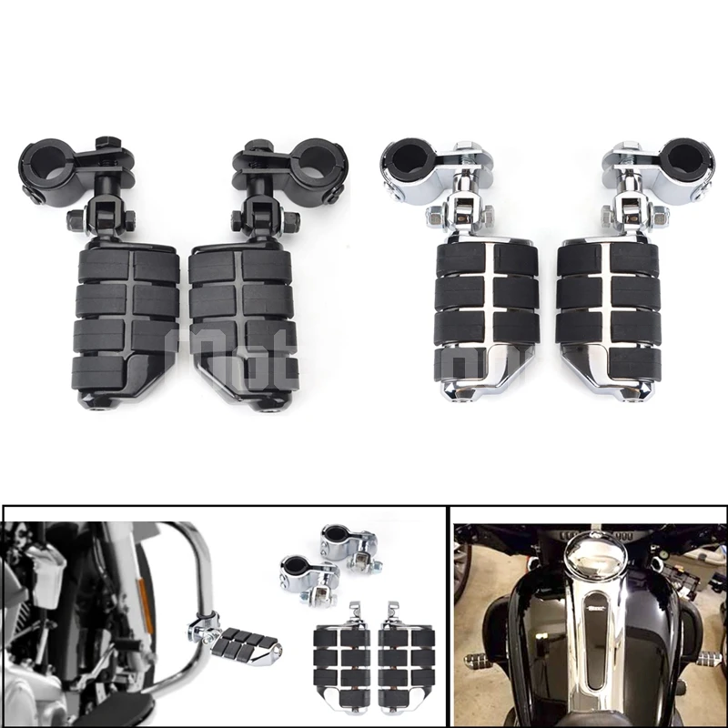 Motorcycle Highway Foot Pegs Footrest 1" to 1-1/4" Engine Guard Footpeg Clamps 360 ° for Harley Honda Suzuki Street Bike
Motorcycle Highway Foot Pegs Footrest 1" to 1-1/4" Engine Guard Footpeg Clamps 360 ° for Harley Honda Suzuki Street Bike