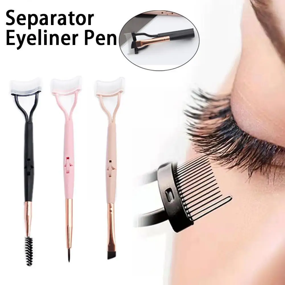 1pc Portable Double Eyelash Curler Beauty Makeup Separator Metal Curl Lash Brush Mascara Cosmetic Eyelash Tool Foldabl B0s3
1pc Portable Double Eyelash Curler Beauty Makeup Separator Metal Curl Lash Brush Mascara Cosmetic Eyelash Tool Foldabl B0s3
