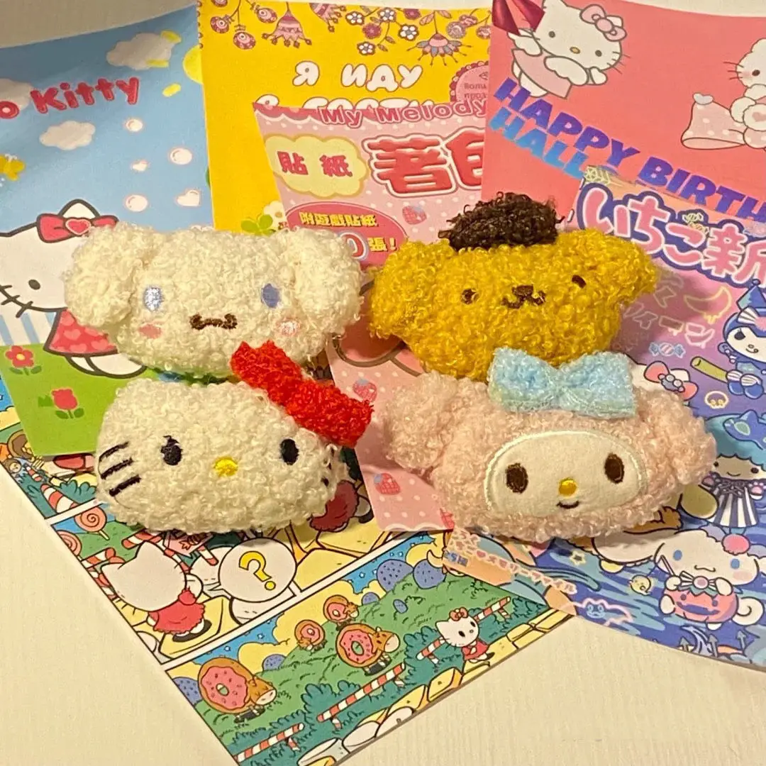 Новинка, мультяшная плюшевая брошь Sanrio Kuromi My Melody Cinnamoroll, заколка для волос, украшение для рюкзака, одежда, аксессуары для волос, подарок для д...
Новинка, мультяшная плюшевая брошь Sanrio Kuromi My Melody Cinnamoroll, заколка для волос, украшение для рюкзака, одежда, аксессуары для волос, подарок для д...