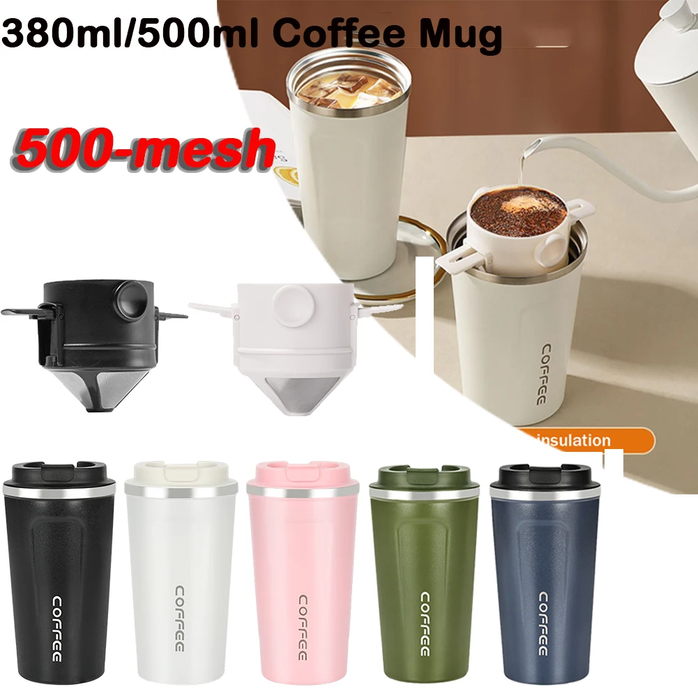 380ml/500ml Vacuum Drinking Coffee Mug Stainless Steel Non-slip Bottles Tea Insulated Flask Mug Cup Travel Vacuum Thermal Office
380ml/500ml Vacuum Drinking Coffee Mug Stainless Steel Non-slip Bottles Tea Insulated Flask Mug Cup Travel Vacuum Thermal Office