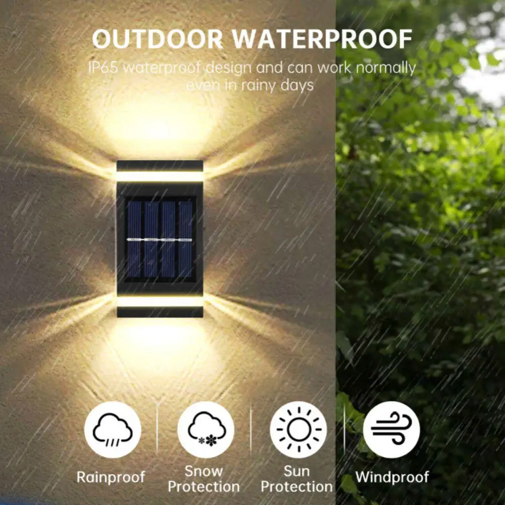 Solar LED Outdoor Light Waterproof Garden Decor Lamps for Balcony Courtyard Street Wall Light Garden Outdoor Solar Lamp
Solar LED Outdoor Light Waterproof Garden Decor Lamps for Balcony Courtyard Street Wall Light Garden Outdoor Solar Lamp