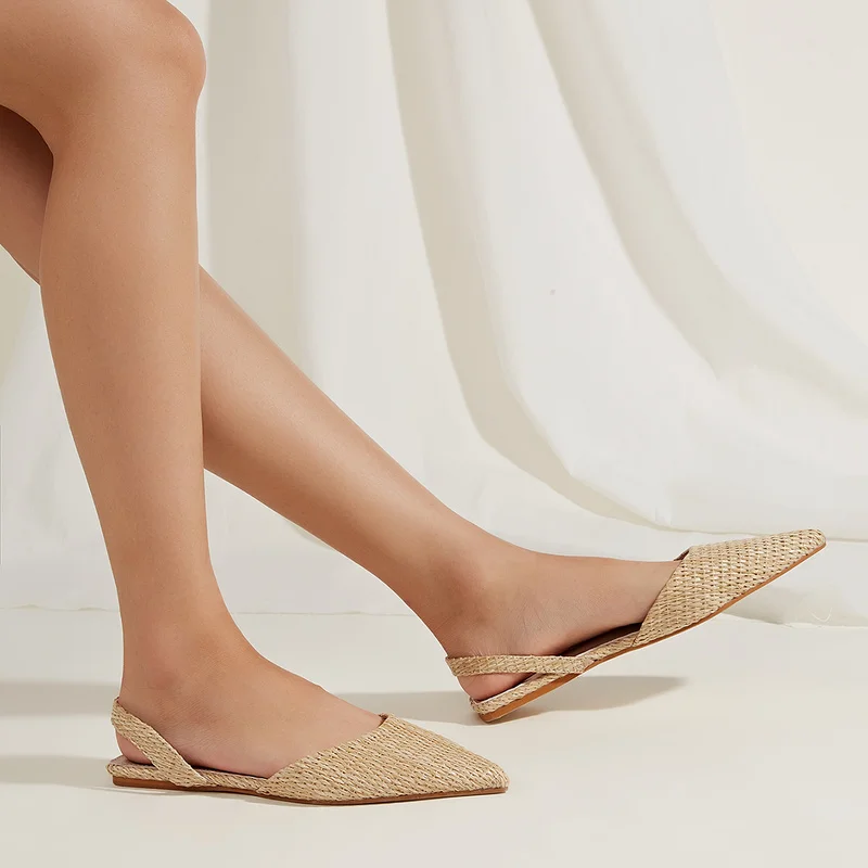2022 Side Cutout summer beach sandals woman back straps slip on mules flipflops flat shoes new weave rope breathable
2022 Side Cutout summer beach sandals woman back straps slip on mules flipflops flat shoes new weave rope breathable