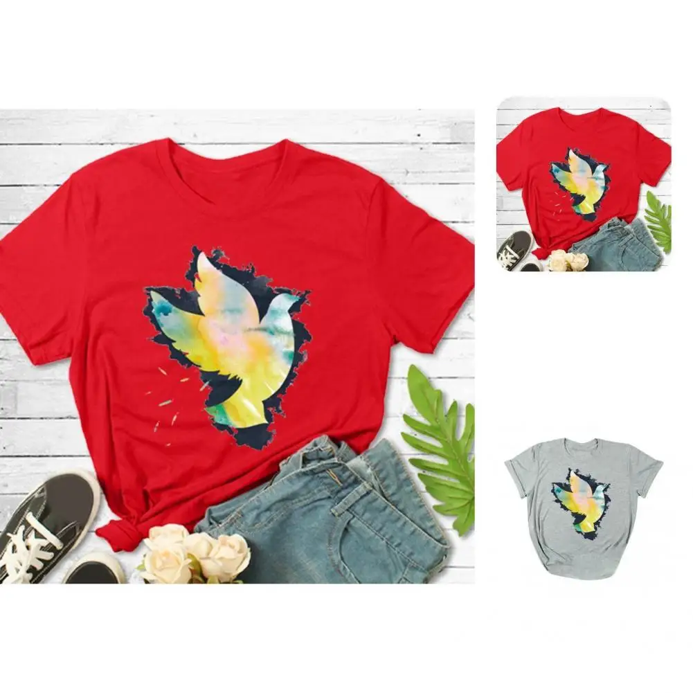 Polyester Stylish Comfortable to Wear Unisex Pullover Bright-colored Unisex T-shirt Fashionable for Holiday
Polyester Stylish Comfortable to Wear Unisex Pullover Bright-colored Unisex T-shirt Fashionable for Holiday