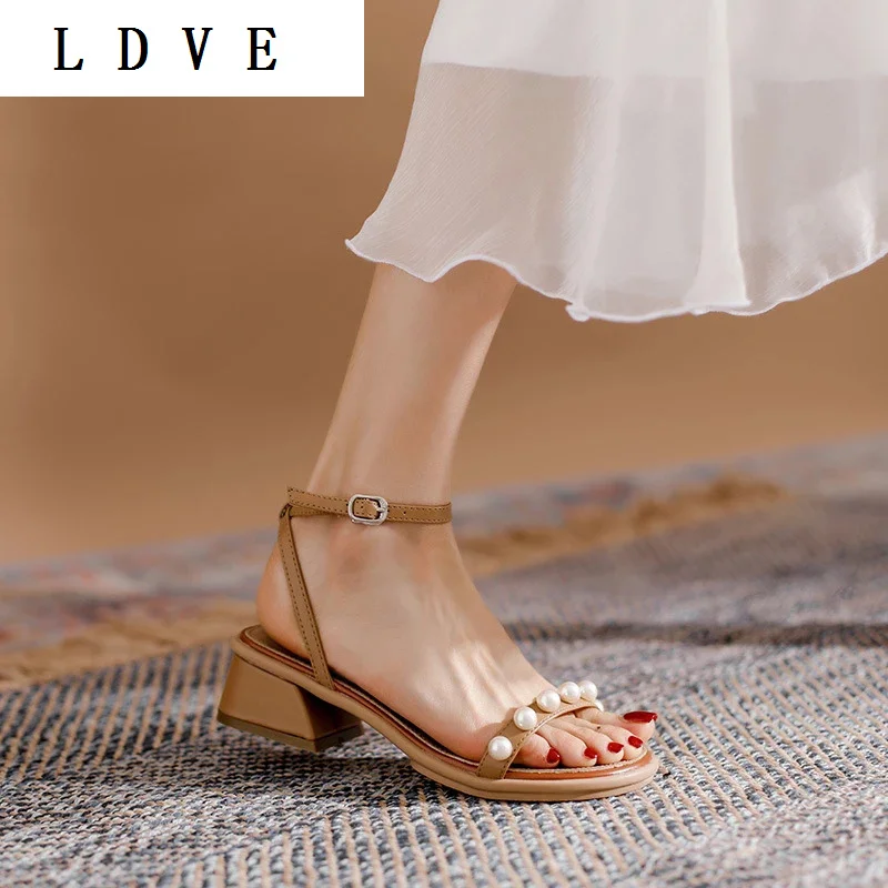 women's mid-heel Sandals thick heel new summer lady fairy style pearl word with Roman women's heel shoes
women's mid-heel Sandals thick heel new summer lady fairy style pearl word with Roman women's heel shoes