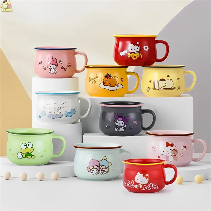 Sanrio Kawaii Hello Kitty кружка мультфильм Cinnamoroll 370 мл детская чашка для питьевой воды бытовая керамическая чашка высокая ценность чашка подарок
Sanrio Kawaii Hello Kitty кружка мультфильм Cinnamoroll 370 мл детская чашка для питьевой воды бытовая керамическая чашка высокая ценность чашка подарок