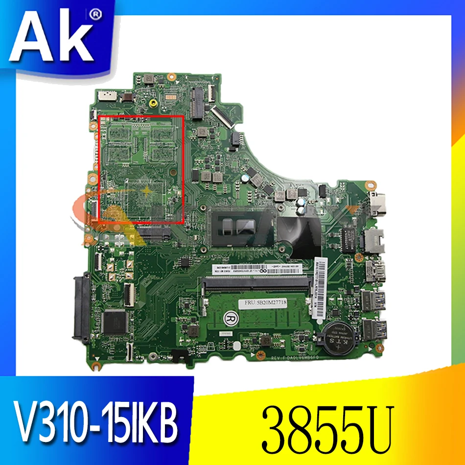 Материнская плата для ноутбука Lenovo V310-15ISK V310-15IKB DA0LV6MB6F0, материнская плата с процессором 3855U RAM 4G 100%, работает
Материнская плата для ноутбука Lenovo V310-15ISK V310-15IKB DA0LV6MB6F0, материнская плата с процессором 3855U RAM 4G 100%, работает