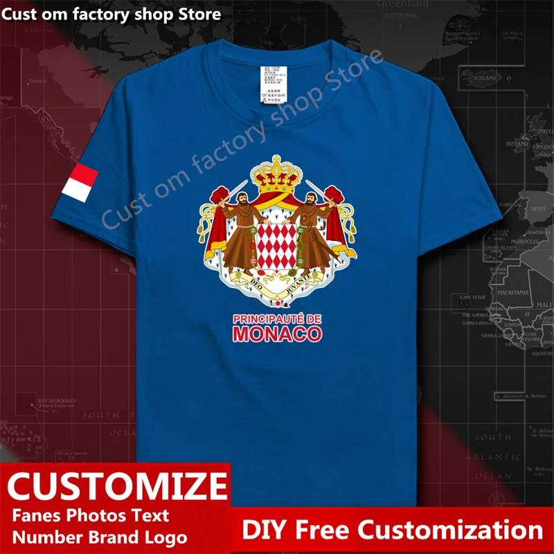 Principality of Monaco MCO MC Country T shirt Custom Jersey Fans DIY Name Number LOGO High Street Fashion Loose Casual T-shirt
Principality of Monaco MCO MC Country T shirt Custom Jersey Fans DIY Name Number LOGO High Street Fashion Loose Casual T-shirt
