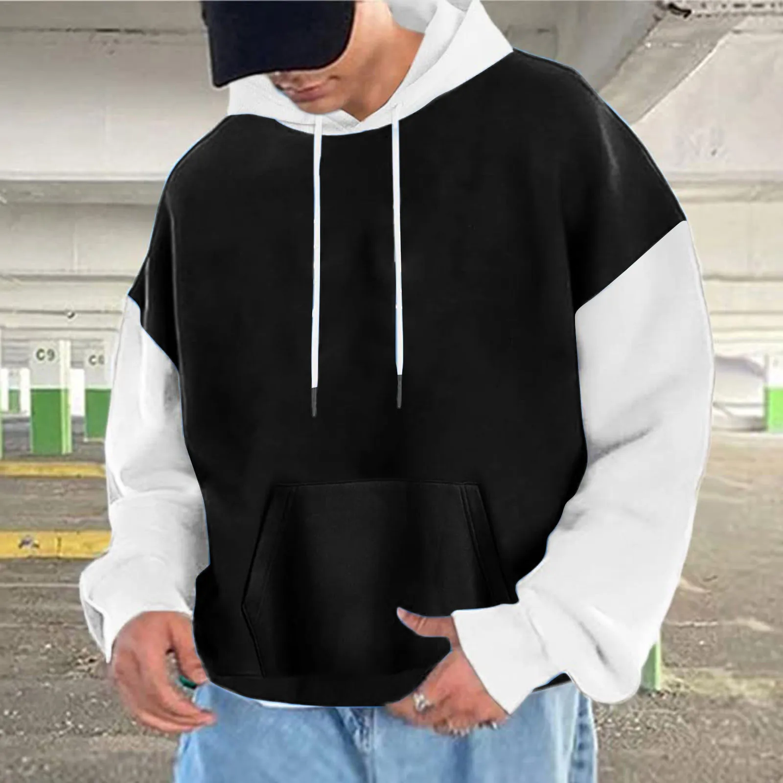 Oversized Pullover Hoodies Sweatshirt Color Block Hoodie Fashion Tops High Quality Sweatshirts For Men Drawstring Sudaderas
Oversized Pullover Hoodies Sweatshirt Color Block Hoodie Fashion Tops High Quality Sweatshirts For Men Drawstring Sudaderas