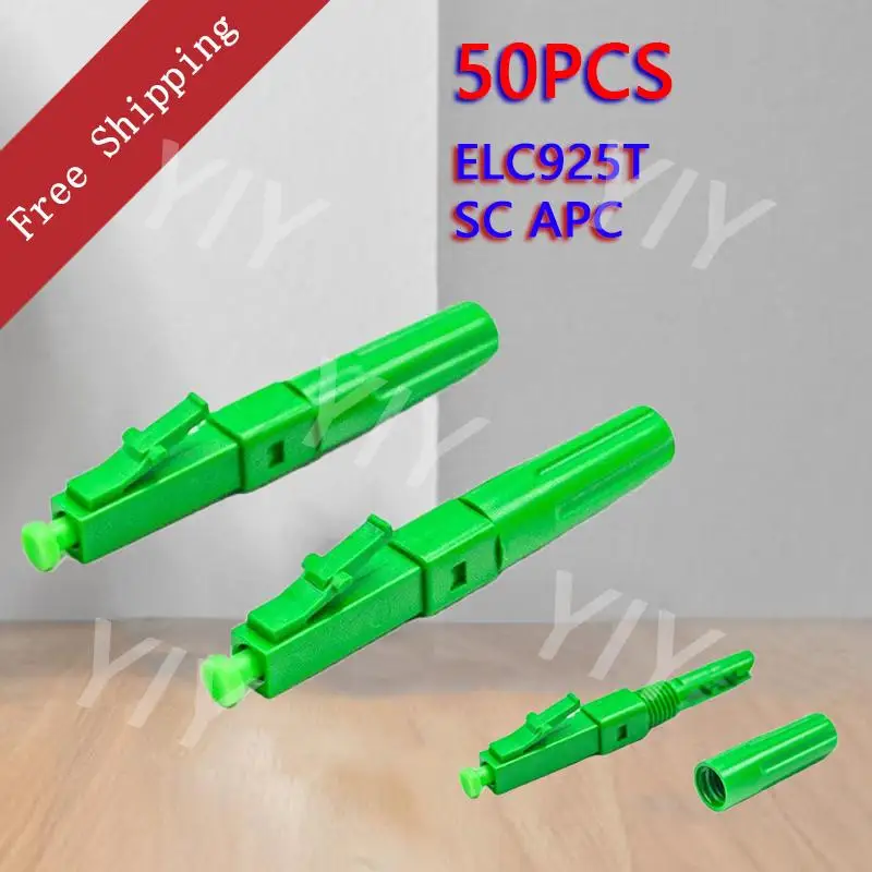 50Pcs/Lot Fast Connector ELC925T SC APC Single-Mode Optical Fiber Quick Connector SC APC Fiber Optic Fast Connector
50Pcs/Lot Fast Connector ELC925T SC APC Single-Mode Optical Fiber Quick Connector SC APC Fiber Optic Fast Connector