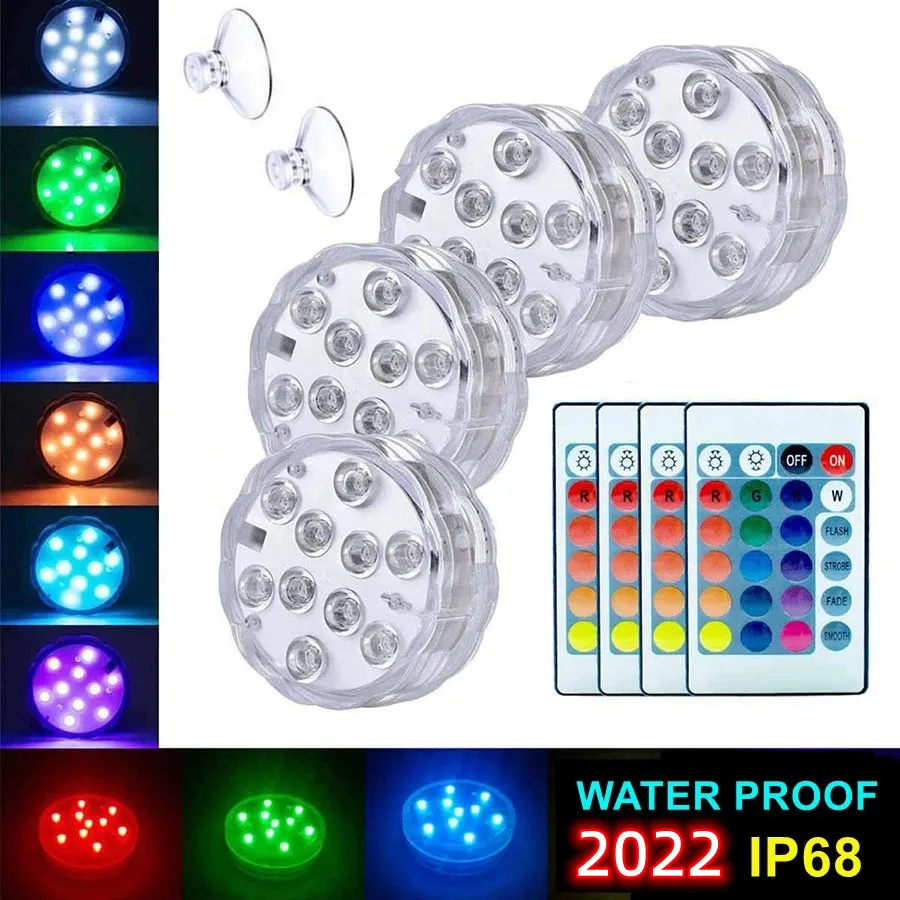Погружной светильник с 10 светодиодами, 16 RGB цветов для уличного пруда, ваза фонтан, сада, плавания, подводного бассейна, лампа с дистанционны...
Погружной светильник с 10 светодиодами, 16 RGB цветов для уличного пруда, ваза фонтан, сада, плавания, подводного бассейна, лампа с дистанционны...